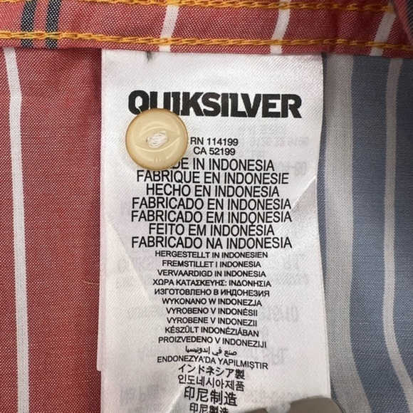 Quicksilver Classic Striped Button Down Shirt - Picture 7 of 9